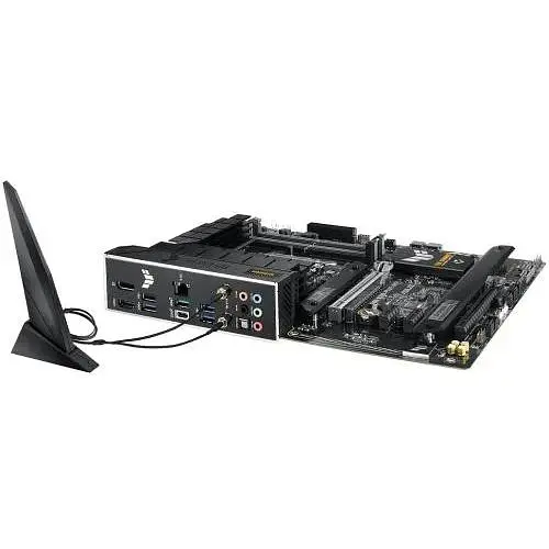 Материнська плата Asus TUF Gaming LGA1700, B760-PLUS WIFI, B760, 4xDDR5, Int. Realtek 7.1, Realtek 2.5Gb, WiFi 6, Bluetooth 5.2, 7xUSB3.2/3xUSB2.0, HDMI/DP, ATX - фото 6