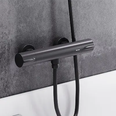 Термостат для душу Damixa Scandinavian Pure black 366000300 - фото 2