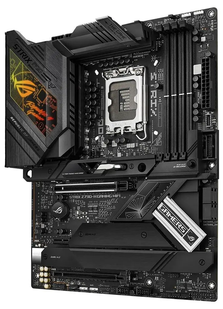 Материнська плата ASUS ROG STRIX Z790-H GAMING WIFI (ROG STRIX Z790-H GAMING WIFI) (Socket 1700, Intel Z790, ATX) Б/в - фото 3