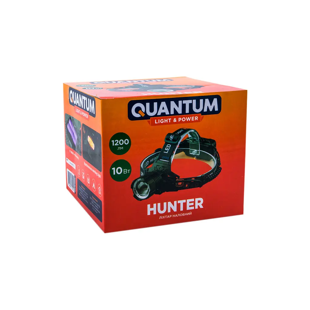 Ліхтар Quantum Hunter 10W LED з Type-C+Li-ion18650/2х2600mAh (QM-FL4050-18650/2х2600) - фото 12