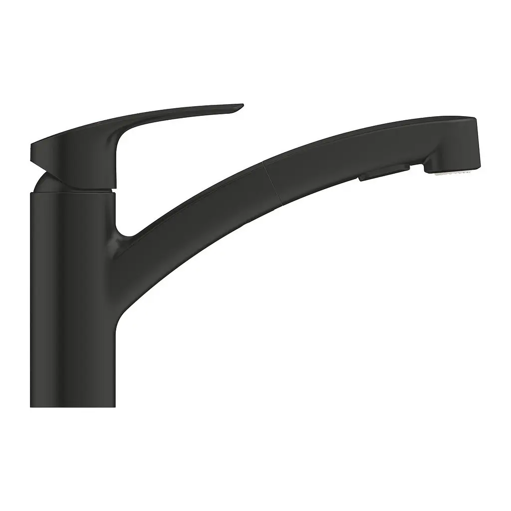 Змішувач для кухні Grohe Eurosmart 303052431 Чорний матовий - фото 2