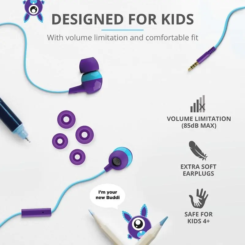 Навушники Trust Buddi Kids Mic Purple (23422_Trust) - фото 7