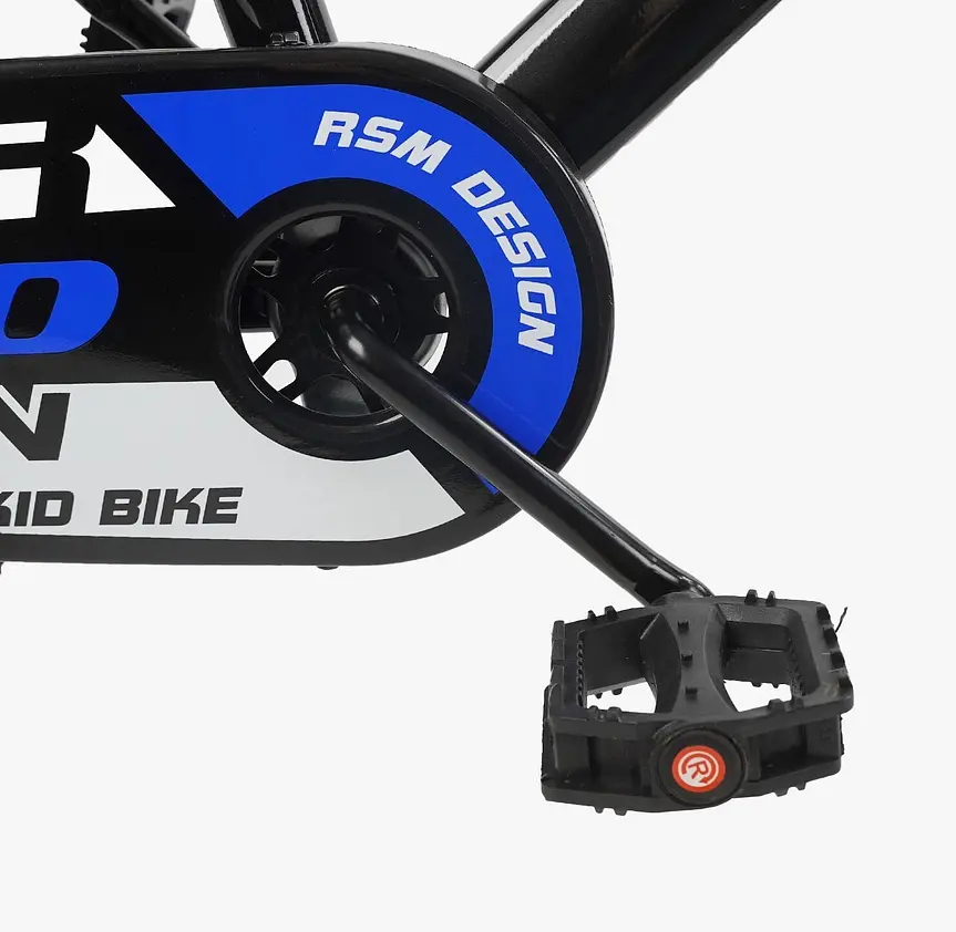 Велосипед Corso Falcon 20" 2-х колёсный FL-20745 стальная рама, дисковые тормоза, доп. колёса, звонок, корзина, собран на 85% (6800070207450) - фото 6