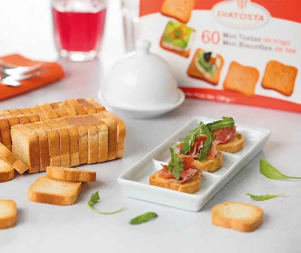 Тости Diatosta Minigrill пшеничні 90 г - фото 4