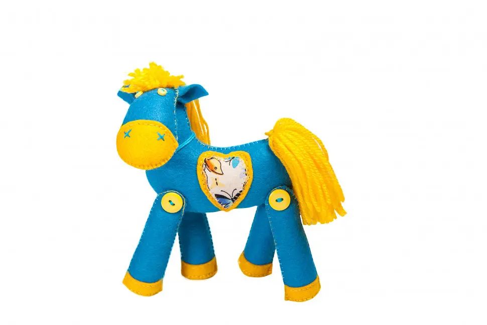 Дитячий набір для творчості "Коник" MI-002 шиття м'якої іграшки - фото 3