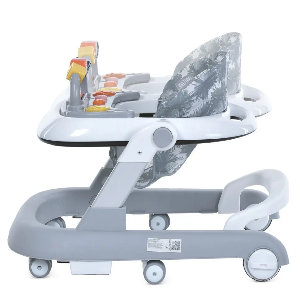 Ходунки дитячі MULTIWAY ME 1163 Gray світлові та звукові ефекти - фото 5