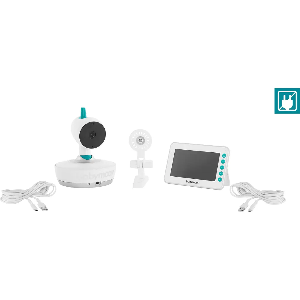 Відеоняня Babymonitor YOO-MOOV біла (A014417) - фото 7