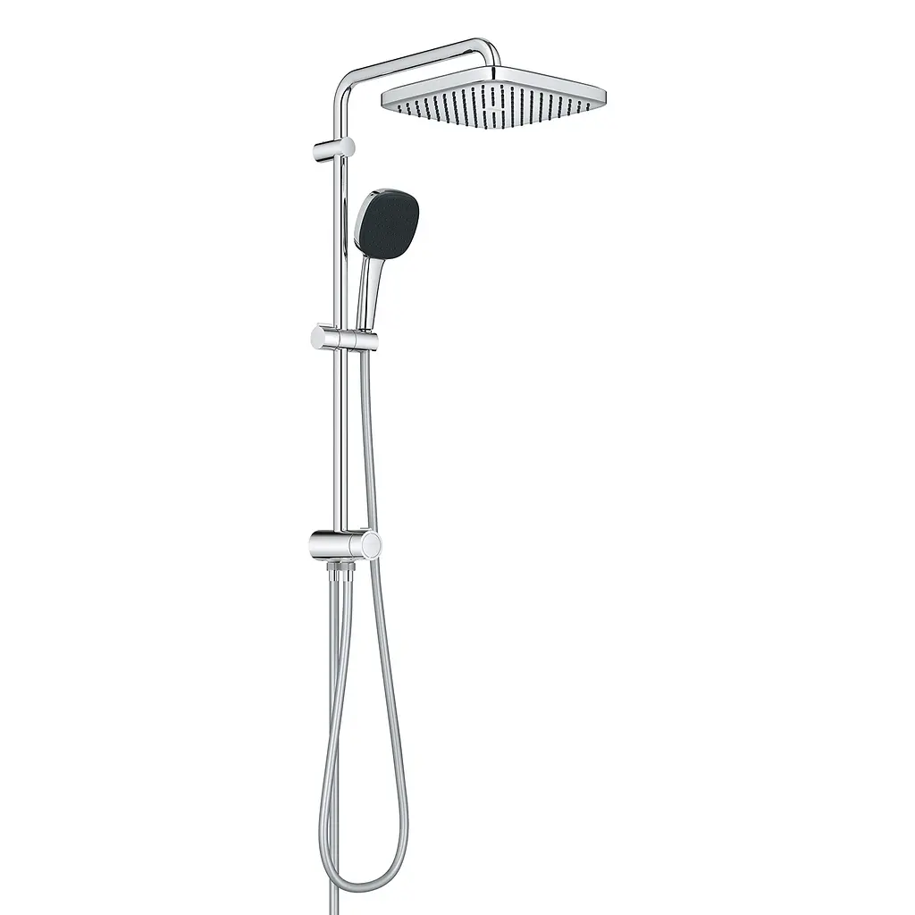 Набір змішувачів 3 в 1 для ванної кімнати Grohe QuickFix Start M-Size UA202305RM, Хром - фото 7