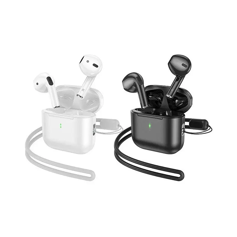 Наушники беспроводные Hoco EW53 Lucky true wireless BT headset черные - фото 3