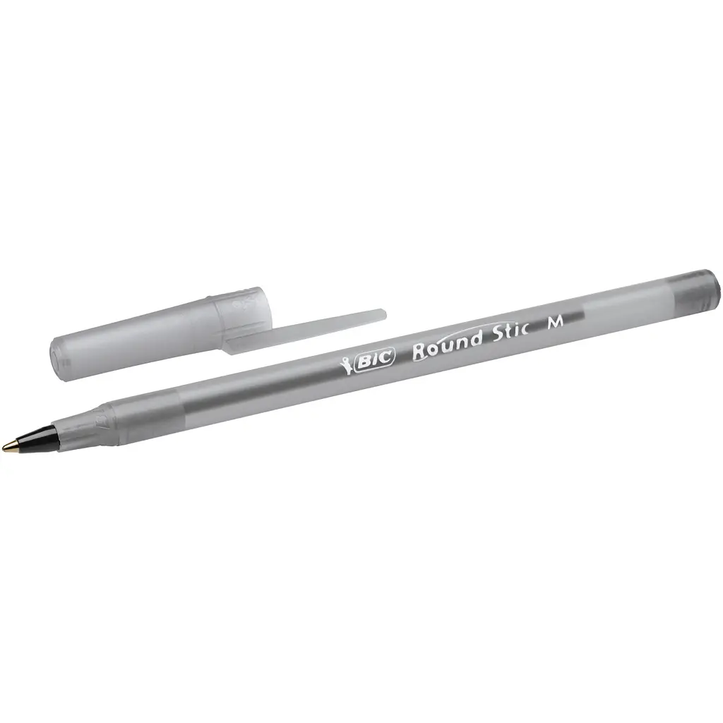 Ручка кулькова BIC Round Stic Classic, 0,32 мм, чорний, 1 шт. (9205681) - фото 3