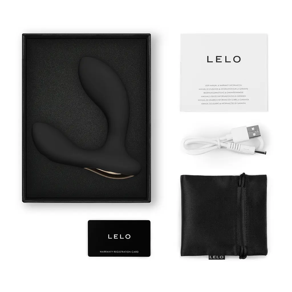 Стимулятор простати LELO Hugo 2 App, 10.7 см чорний - фото 2