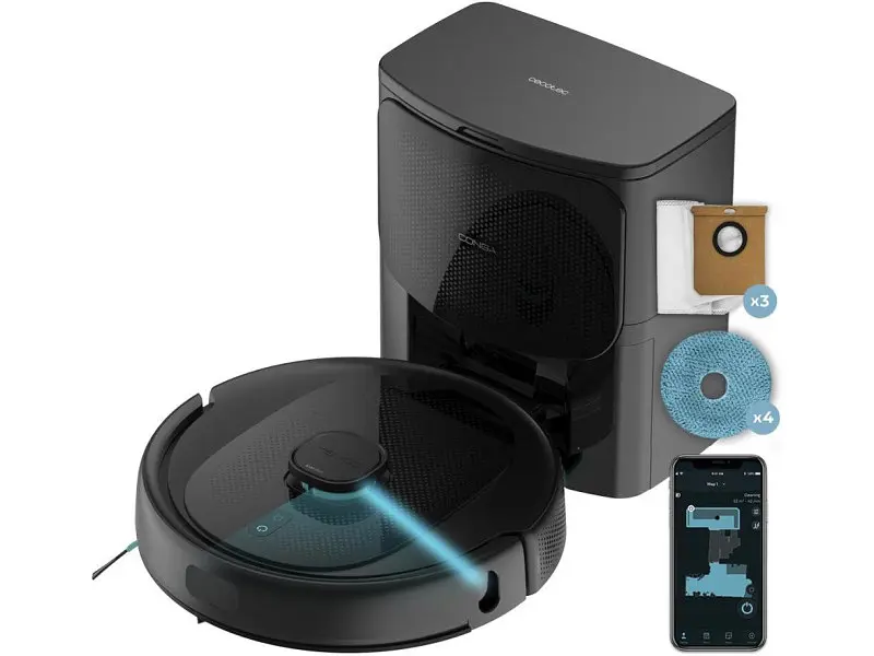 Робот пилосос з вологим прибиранням Cecotec Conga 9590 Spin Revolution Ultra Power Home (A01_EU01_100146)
