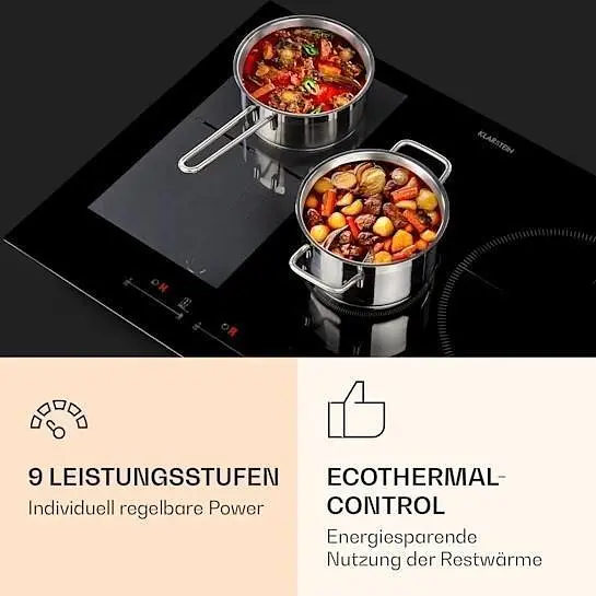 Індукційна плита Klarstein Delicatessa 77 Hybrid 7000W (10033023) - фото 4