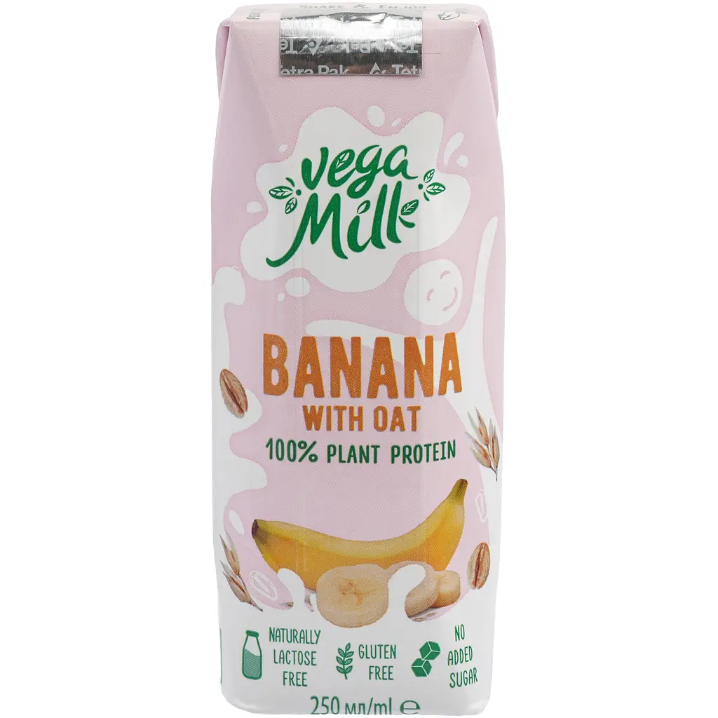 Напій вівсяний з бананом Vega Milk 250 мл - фото 3