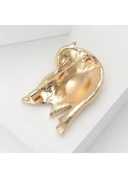 Брошь Голубка брошь-булавка символ Украины желто-голубая - фото 2