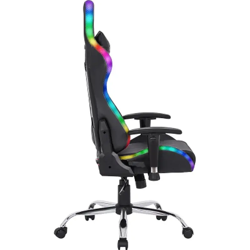Крісло ігрове Defender Ultimate RGB Black (64355) - фото 4