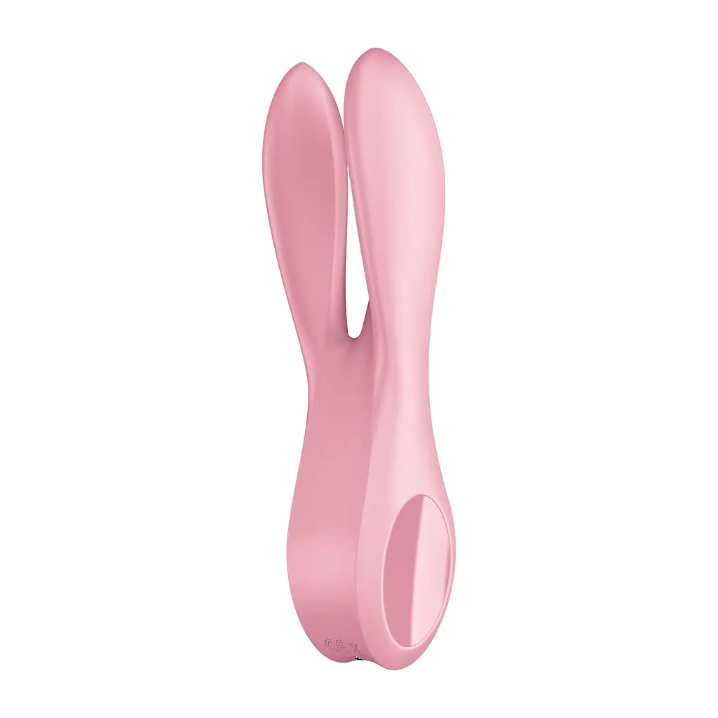 Кліторальний вібратор Satisfyer Threesome 1 Pink з трьома гнучкими пальчиками - фото 5