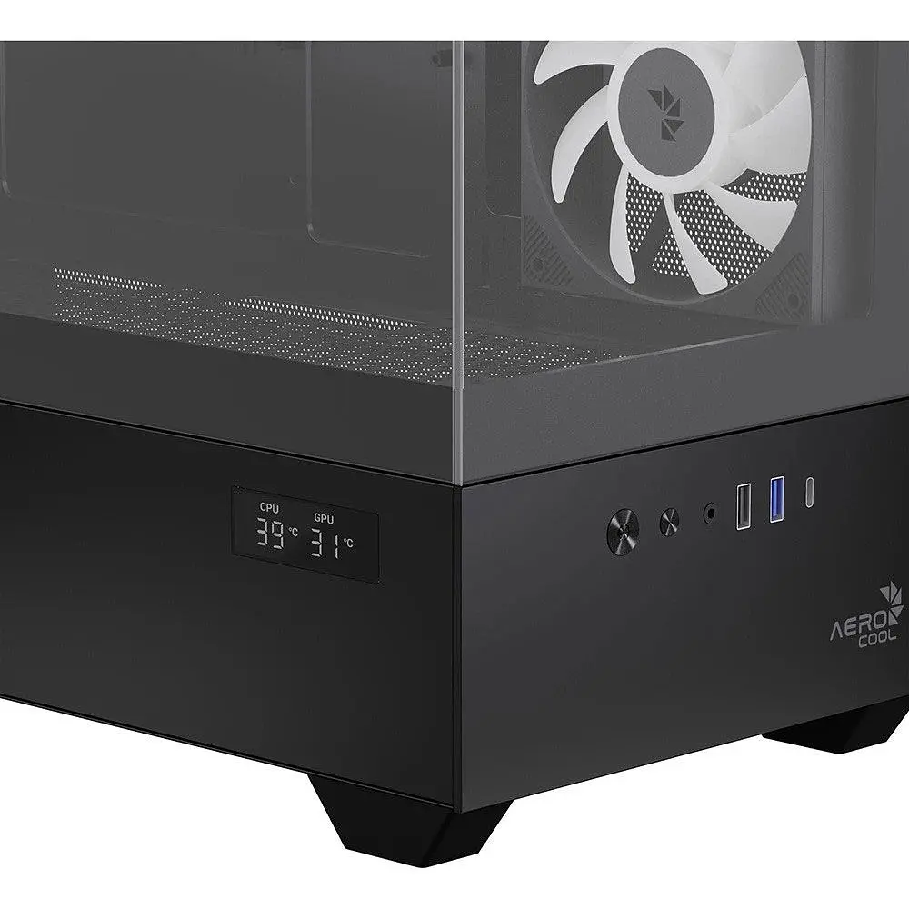 Корпус Aerocool P300D Digi-G-BK-v1 Black (ACCS-PN05033.11) [173298] - фото 6
