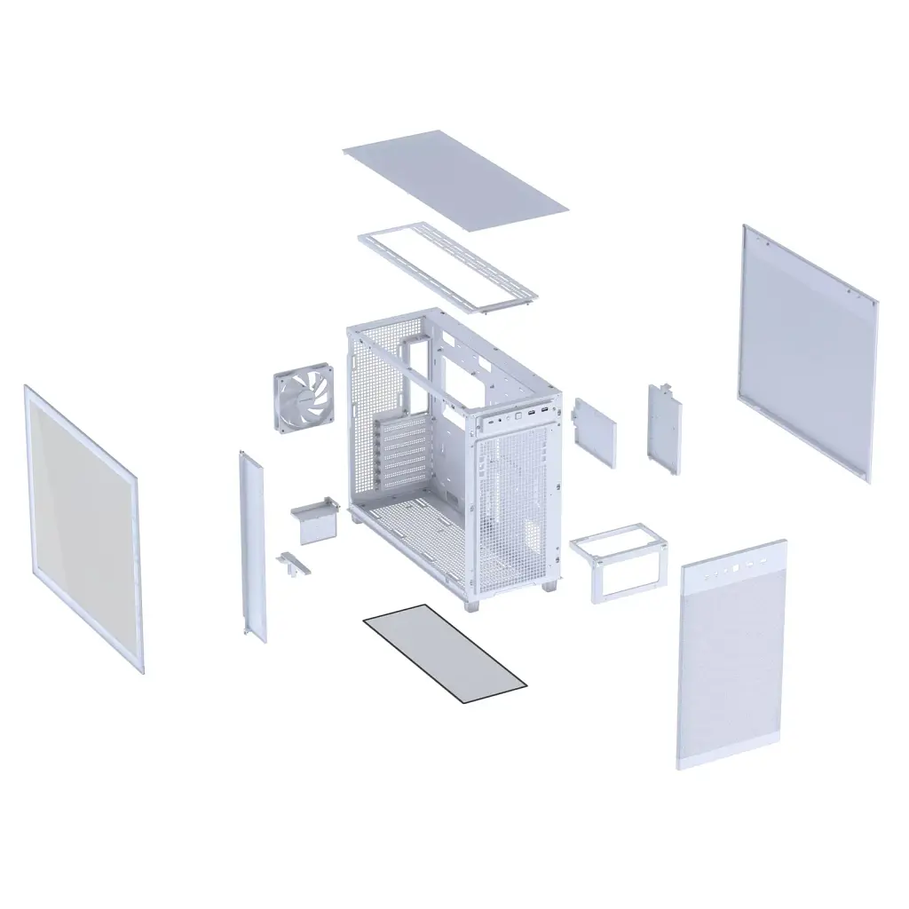 Корпус для ПК ASUS Prime AP303 TG White (90DC00V3-B39010) - фото 9