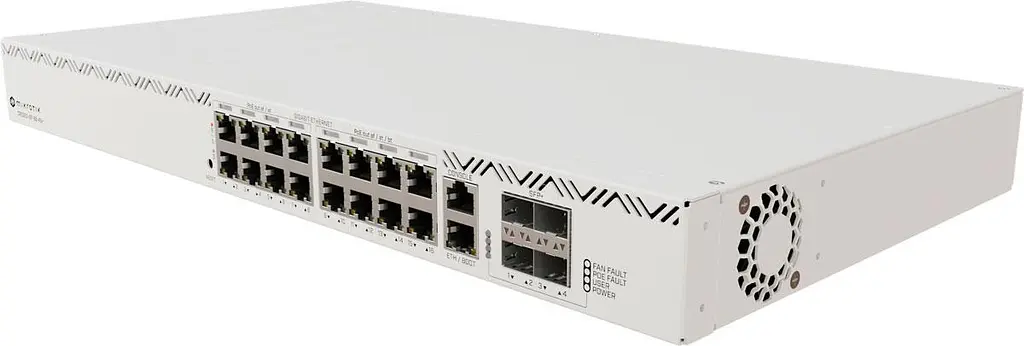 Комутатор Mikrotik CRS320-8P-8B-4S+RM 17х10/100/1000 Мбіт/с, 8x802.3bt PoE-out, 4x10G SFP+, ROS L5, - фото 2