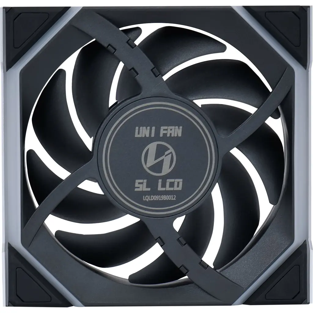 Вентилятор Lian Li Uni Fan SL Wireless LCD 120-3 Reverse Black (G99.12RSLLCD1W3B.00) - фото 7