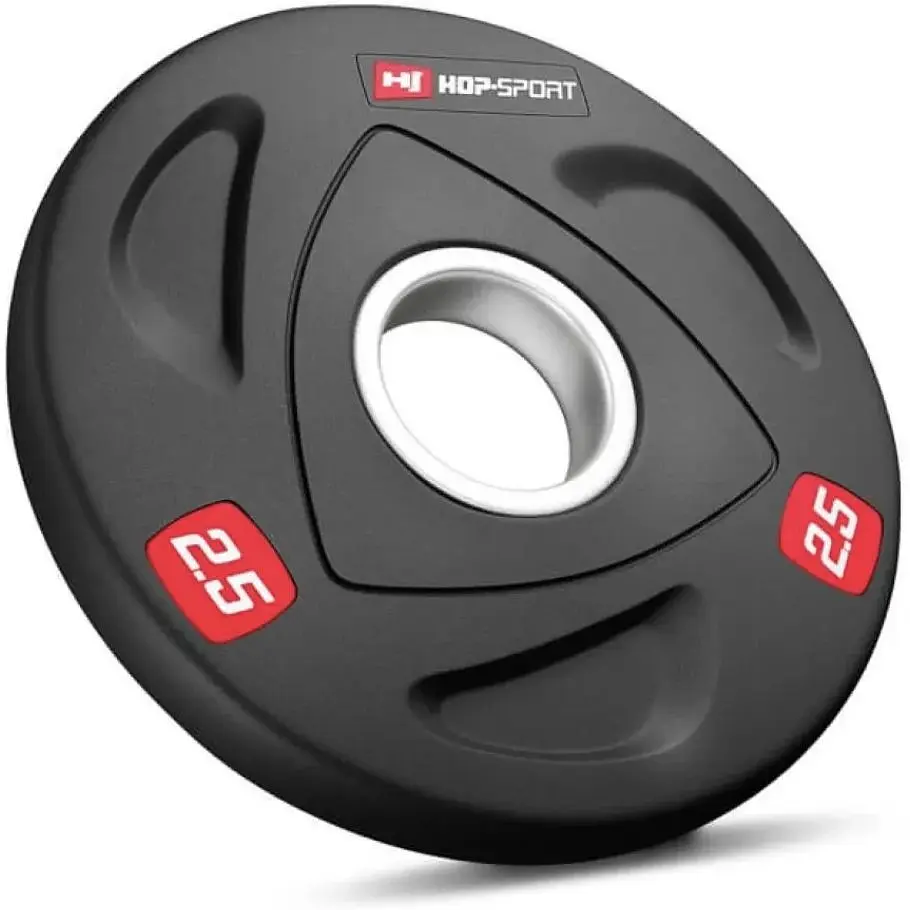 Набір олімпійський Hop-Sport PRO 50кг з W-подібним грифом - фото 4