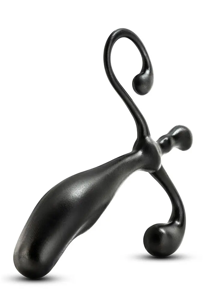 Стимулятор простати Anal Adventures Prostate Stimulator, 12.7 см чорний - фото 4