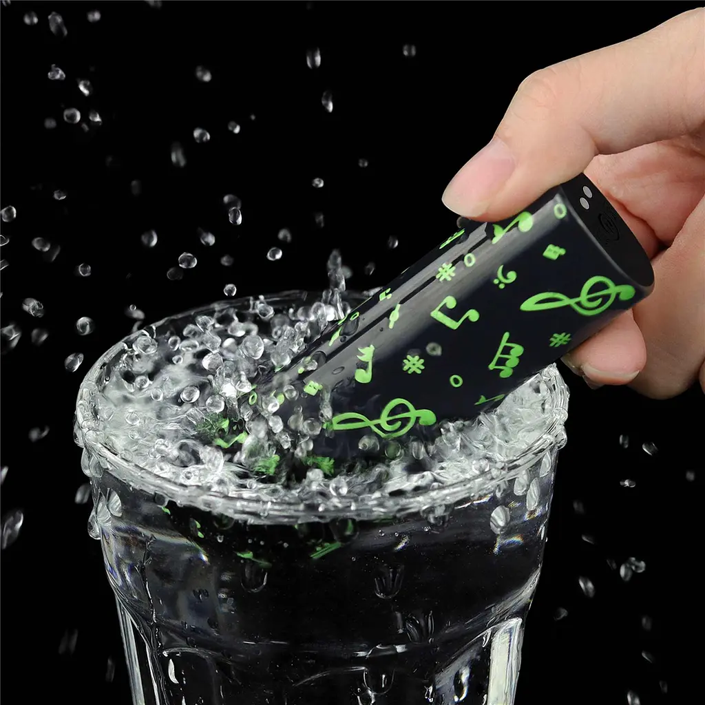 Вібратор для клітора Lovetoy Music Massager Glow In The Dark 8.5 см чорний - фото 12
