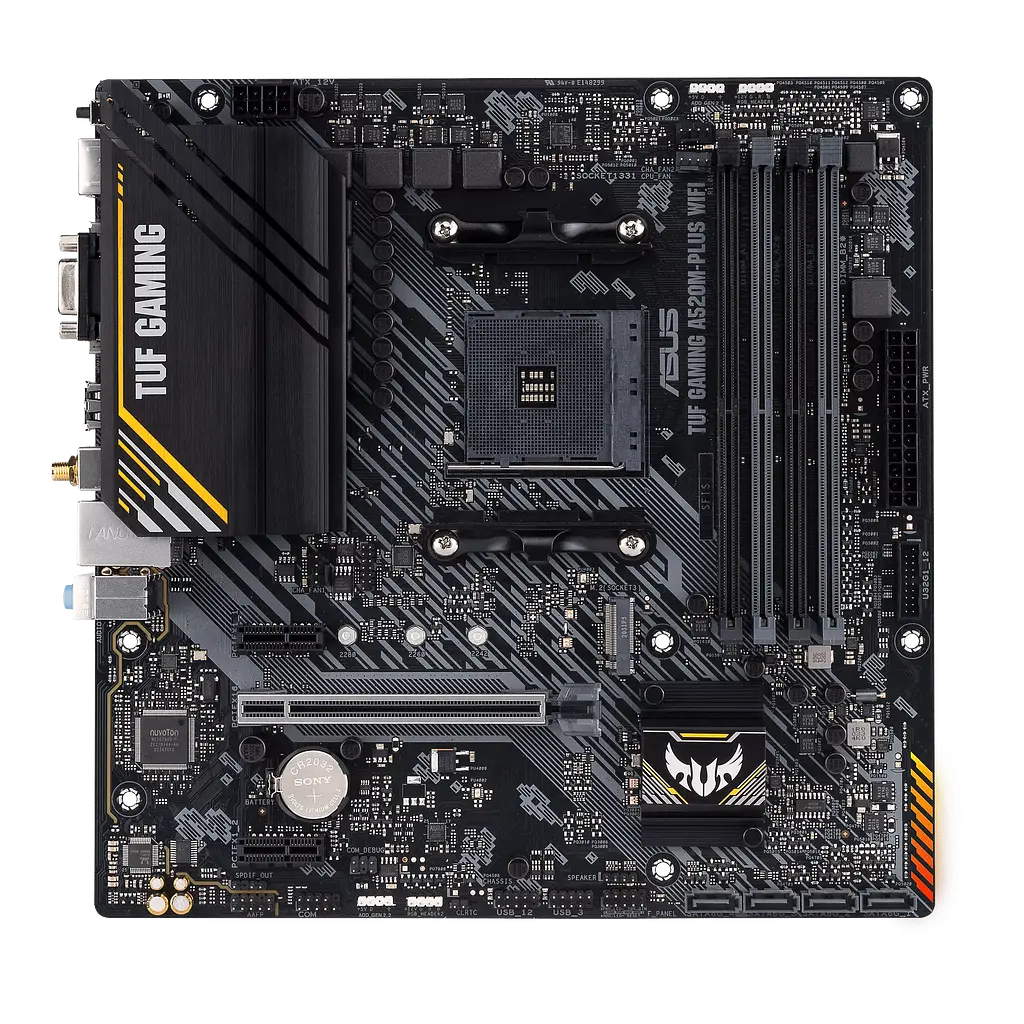 Материнская плата Asus A520M-Plus TUF Gaming Wi-Fi Socket AM4 (TUF GAMING A520M-PLUS WIFI) - фото 2
