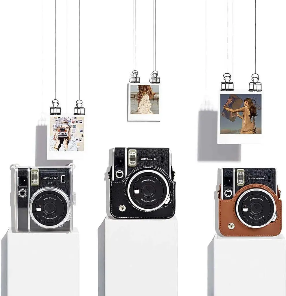 Чехол для фотоаппарата Fujifilm Instax Mini 40 Коричневый - фото 9