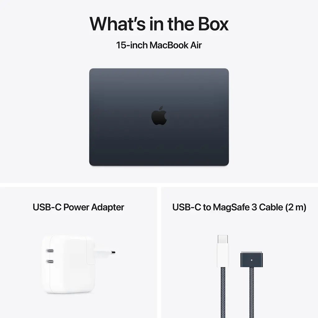 Ноутбук Apple MacBook Air 13 M4 A3241 Midnight (MW1L3UA/A) - фото 9