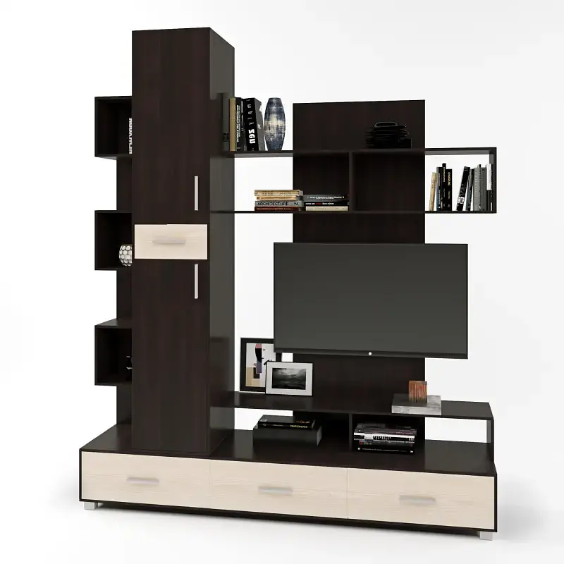 Стінка для вітальні Еверест Бриз венге/дуб молочний (EVR-2246) - фото 2