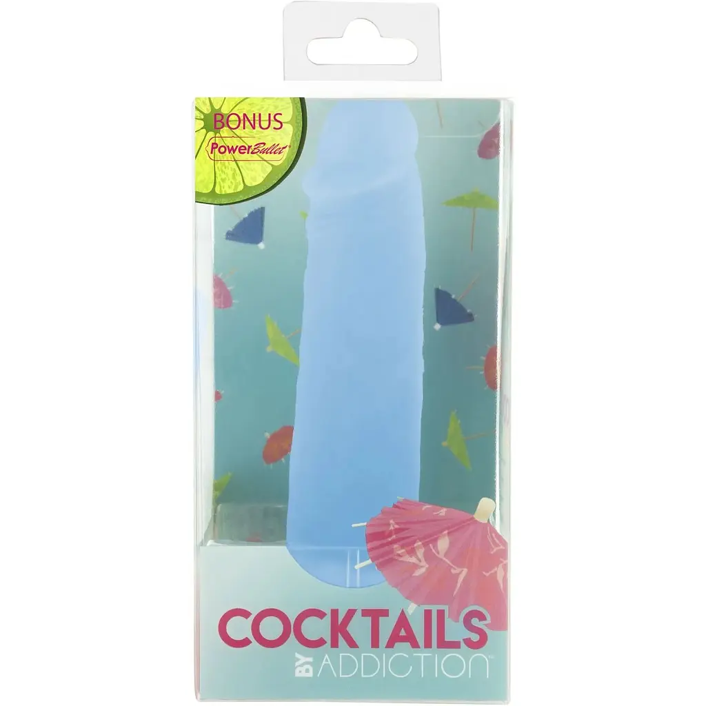 Фалоімітатор Cocktails by Addiction - Blue Lagoon - фото 6