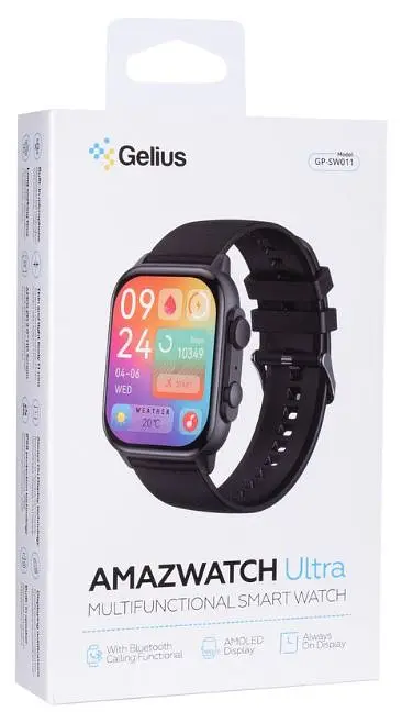 Смарт-годинник Gelius Amazwatch Ultra GP-SW011 Black - фото 2