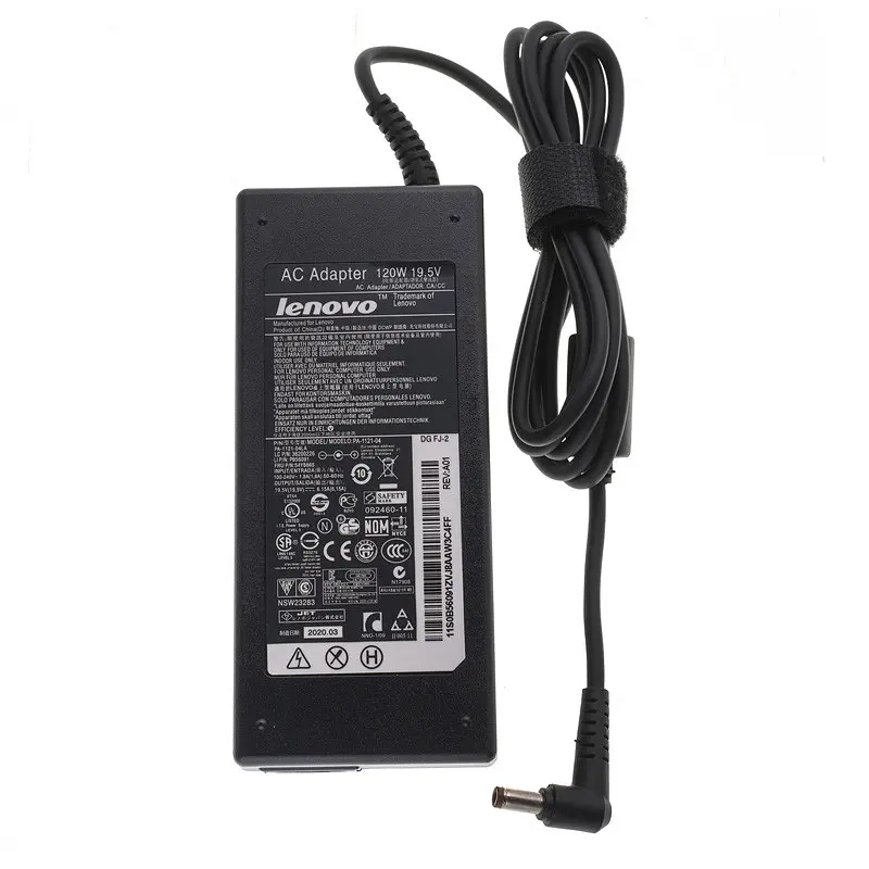 Блок живлення для ноутбука LENOVO 19.5V 6.15A 120W 5.5x2.5mm Чорний RECTANGULAR - фото 2