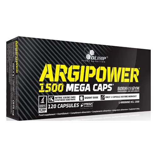 Амінокислота Olimp Sport Nutrition ArgiPower 1500 Mega Caps, 120 капсул