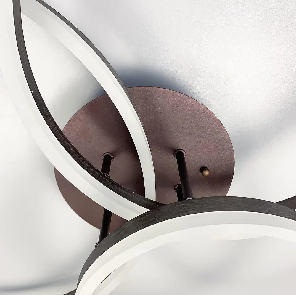 LED люстра Anelli Coffee на 3 кольца Ст. A 8008/3 BCoffee | Line F - фото 3