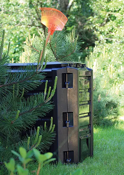 Компостер Prosperplast COMPOGREEN, чорний, 380 л - фото 4