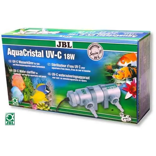 Стерилизатор JBL AquaCristal UV-C 18 Вт для быстрого устранения помутнения воды в аквариуме - фото 1