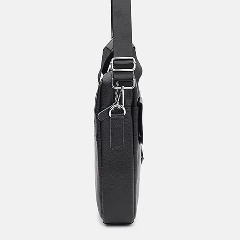 Чоловіча шкіряна сумка Keizer K18862bl-black - фото 4