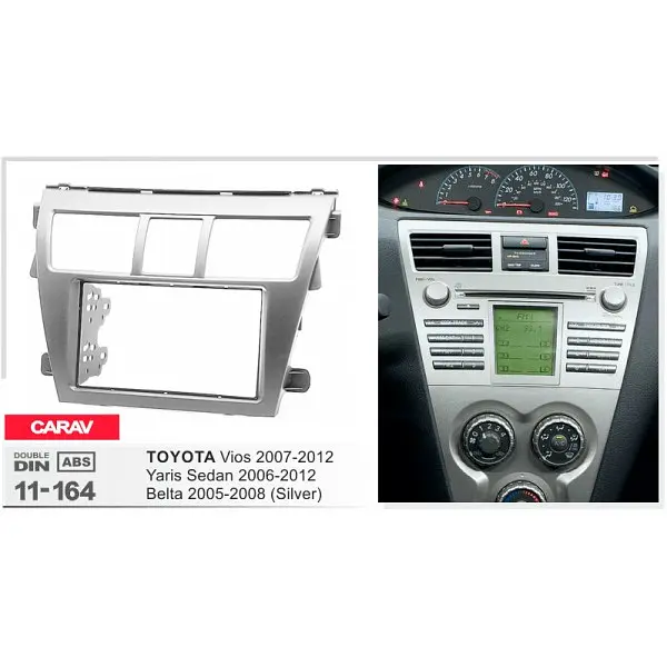 Переходная рамка Toyota Yaris Carav 11-164 - фото 4