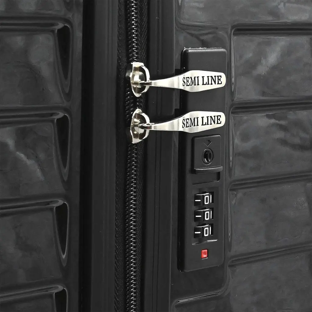Валіза Semi Line 24" M Black (T5765-2) - фото 7