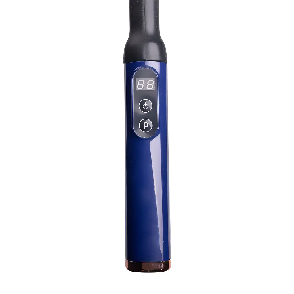 Перкусійний масажер Fascial Gun Massage 4 насадки, синій Huizhou HP-11-11BL - фото 8