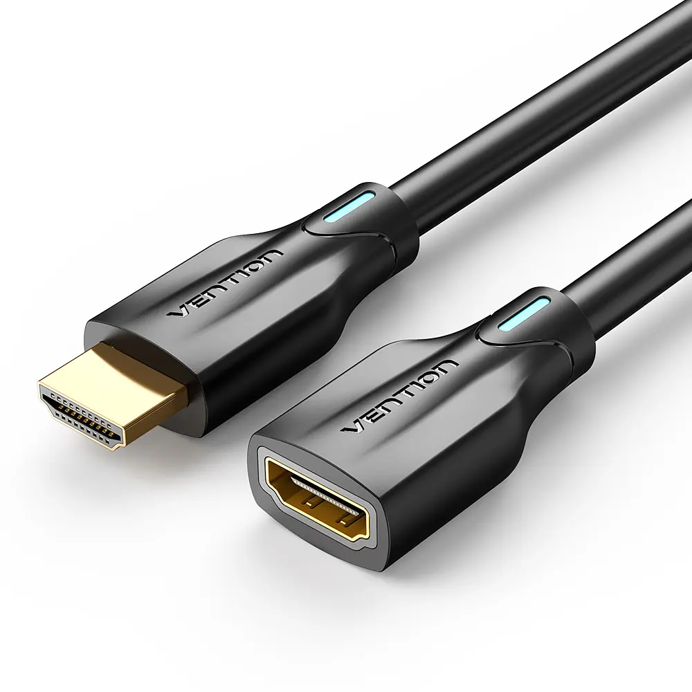 Кабель-подовжувач Vention AHBBF HDMI 2.1 8K 60 Гц 1 м чорний (AHBBF)
