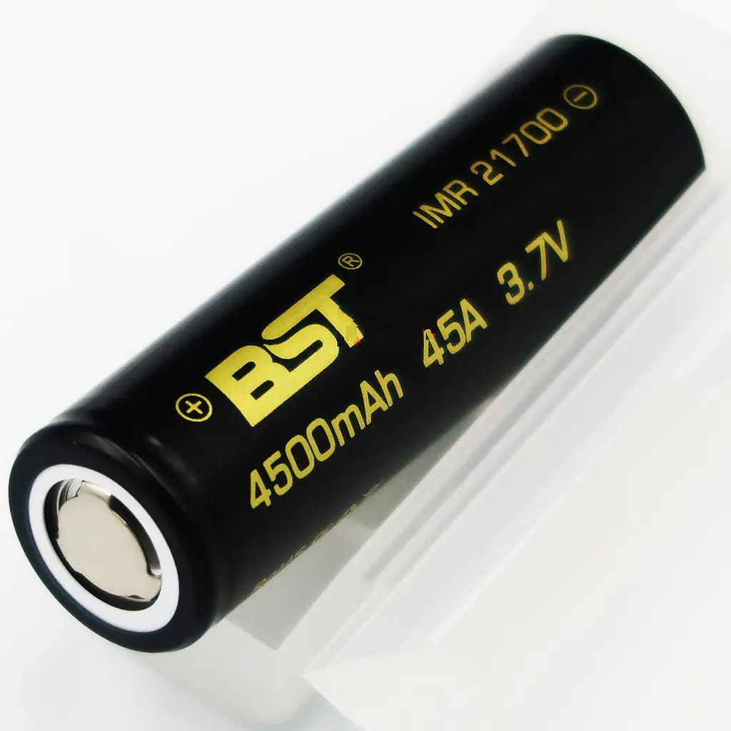 Акумулятор 21700 45A BST 3.7V 4500mah (Чорний) - фото 2