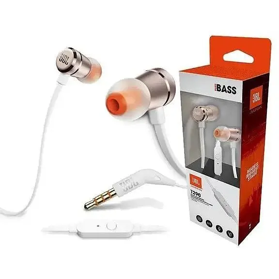 Навушники провідні - гарнітура JBL T290 Rose Gold (JBLT290RGD) - фото 10
