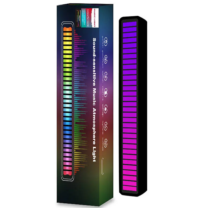 Настільна LED лампа RGB 5V Single Panel Bluetooth USB interface with app Black - фото 2
