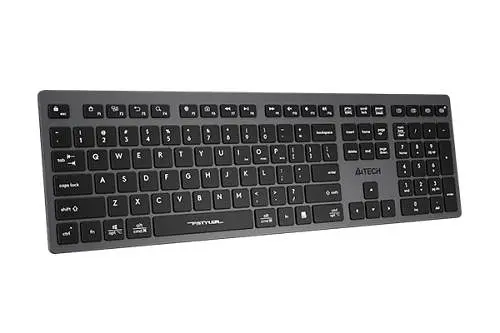 Клавіатура бездротовa A4tech FBX50C Grey, Bluetooth/2.4 ГГц, Fstyler Compact Size keyboard, USB, 300 мАгод - фото 2