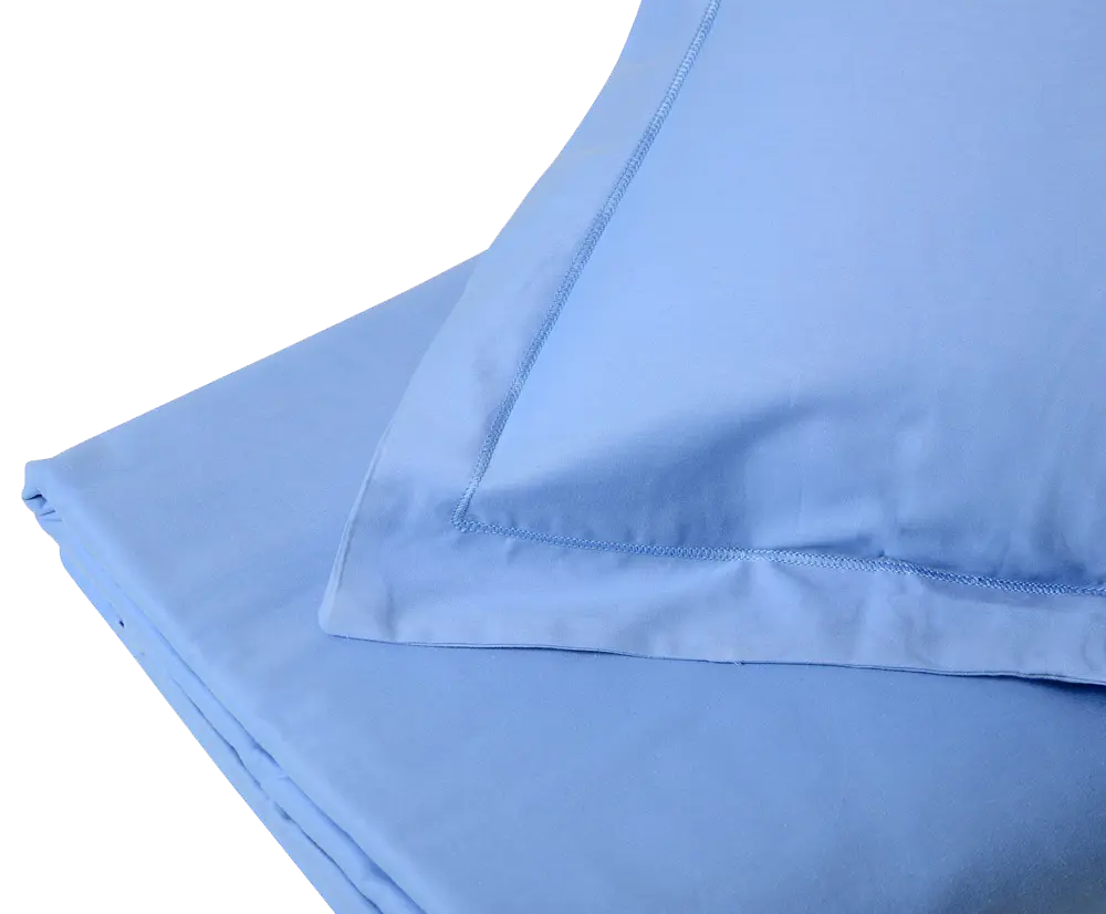Комплект постільної білизни Євро Elle 200х230 см SOLO Blue SOHO pbe0050889 - фото 2