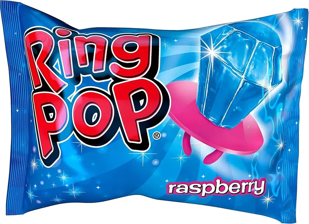 Льодяник Bazooka Ring Pop Assortment Candy 14г, 1шт - фото 4